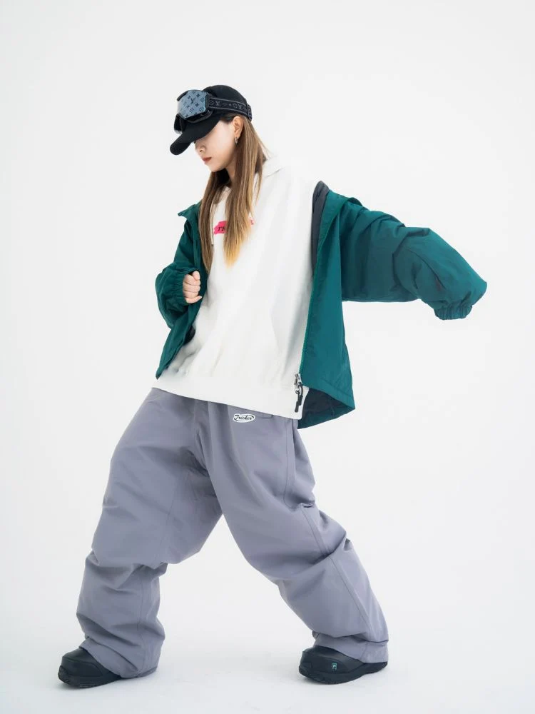 TRICKER Grey Baggy Snow Pants - Women's - Image 3