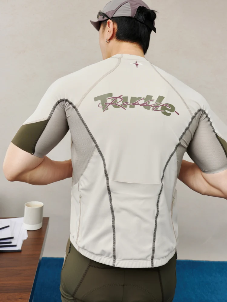 TurtleRabbit Edgy Cycling Jersey – Men’s - Image 5