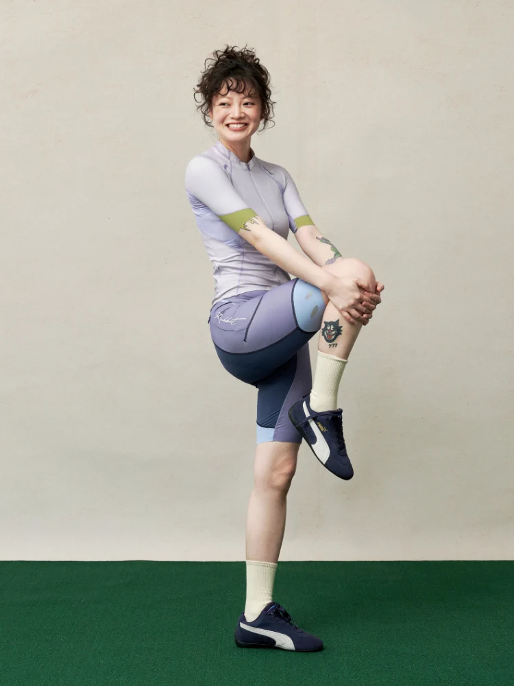 TurtleRabbit Lavender Cycling Bib Shorts - Women's - Image 3