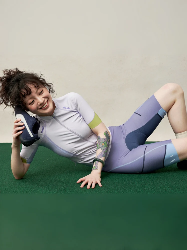 TurtleRabbit Lavender Cycling Bib Shorts - Women's - Image 5