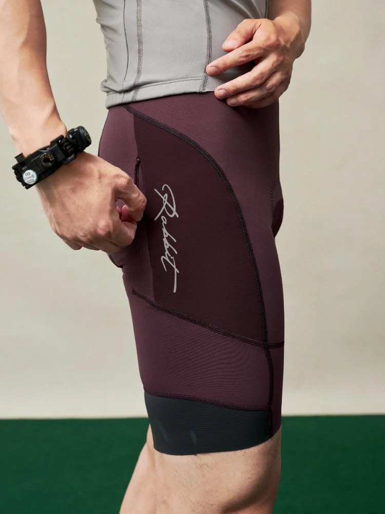 TurtleRabbit Wine Cycling Bib Shorts - Men’s - Image 8