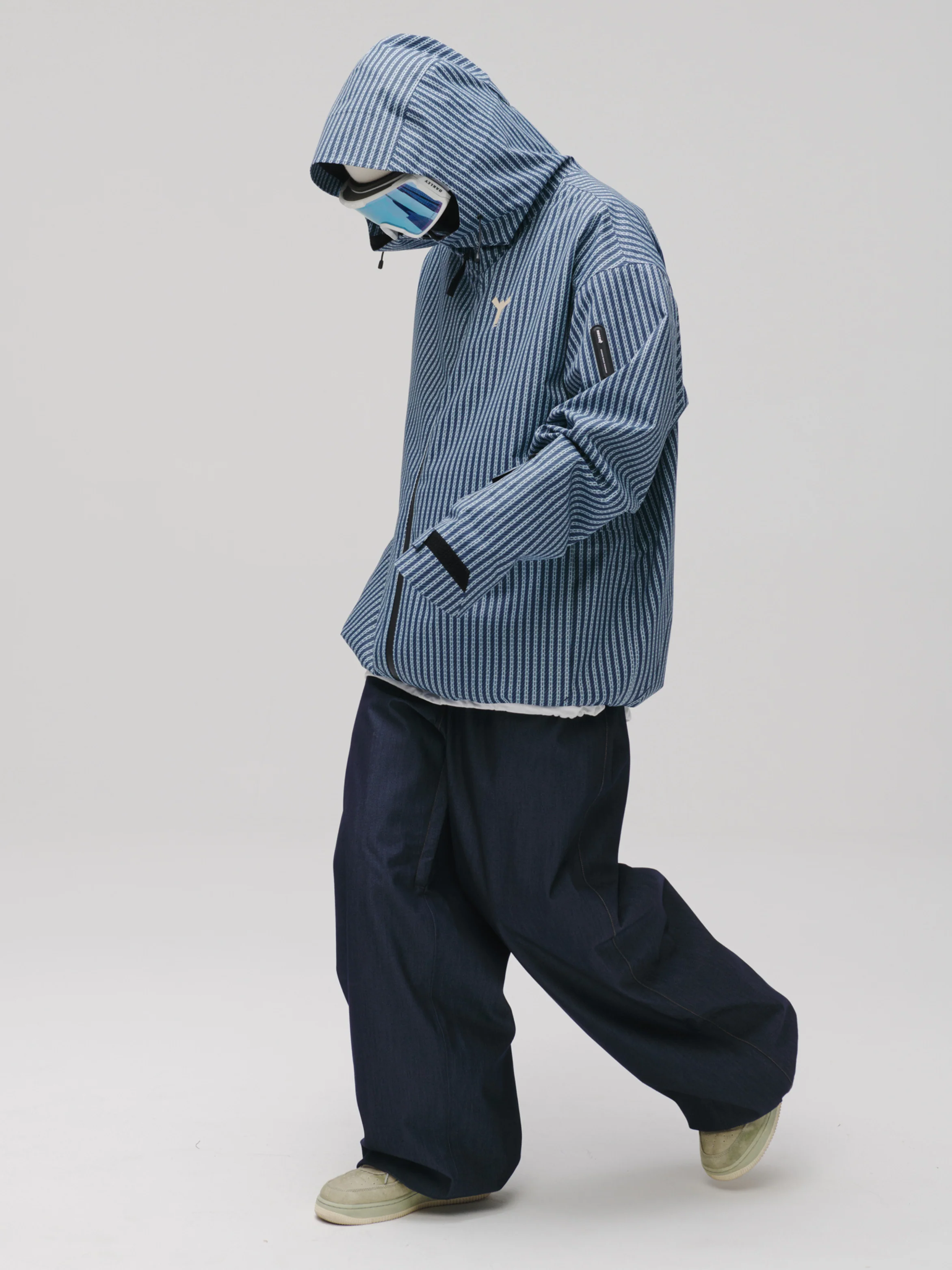 Winter Ticket Blue Motion 3L Baggy Freestyle Ski Jacket [Limited Region] - Image 10