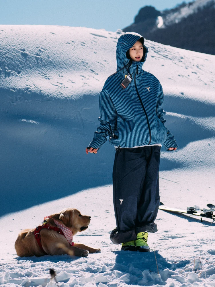 Winter Ticket Blue Motion 3L Baggy Freestyle Ski Jacket [Limited Region] - Image 14