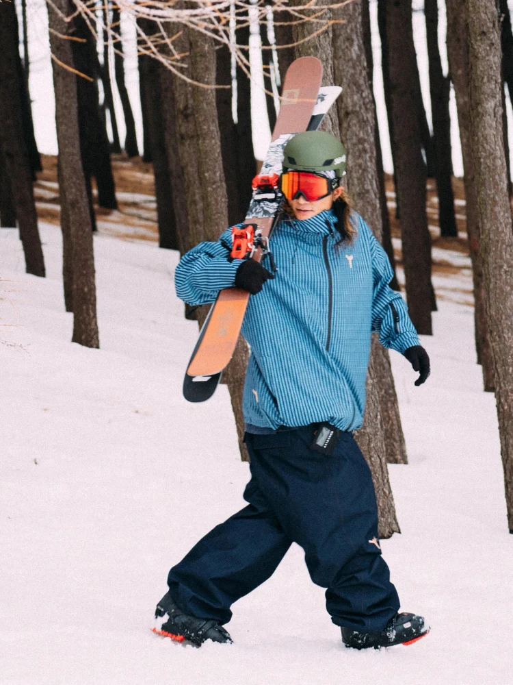 Winter Ticket Blue Motion 3L Baggy Freestyle Ski Jacket [Limited Region] - Image 4