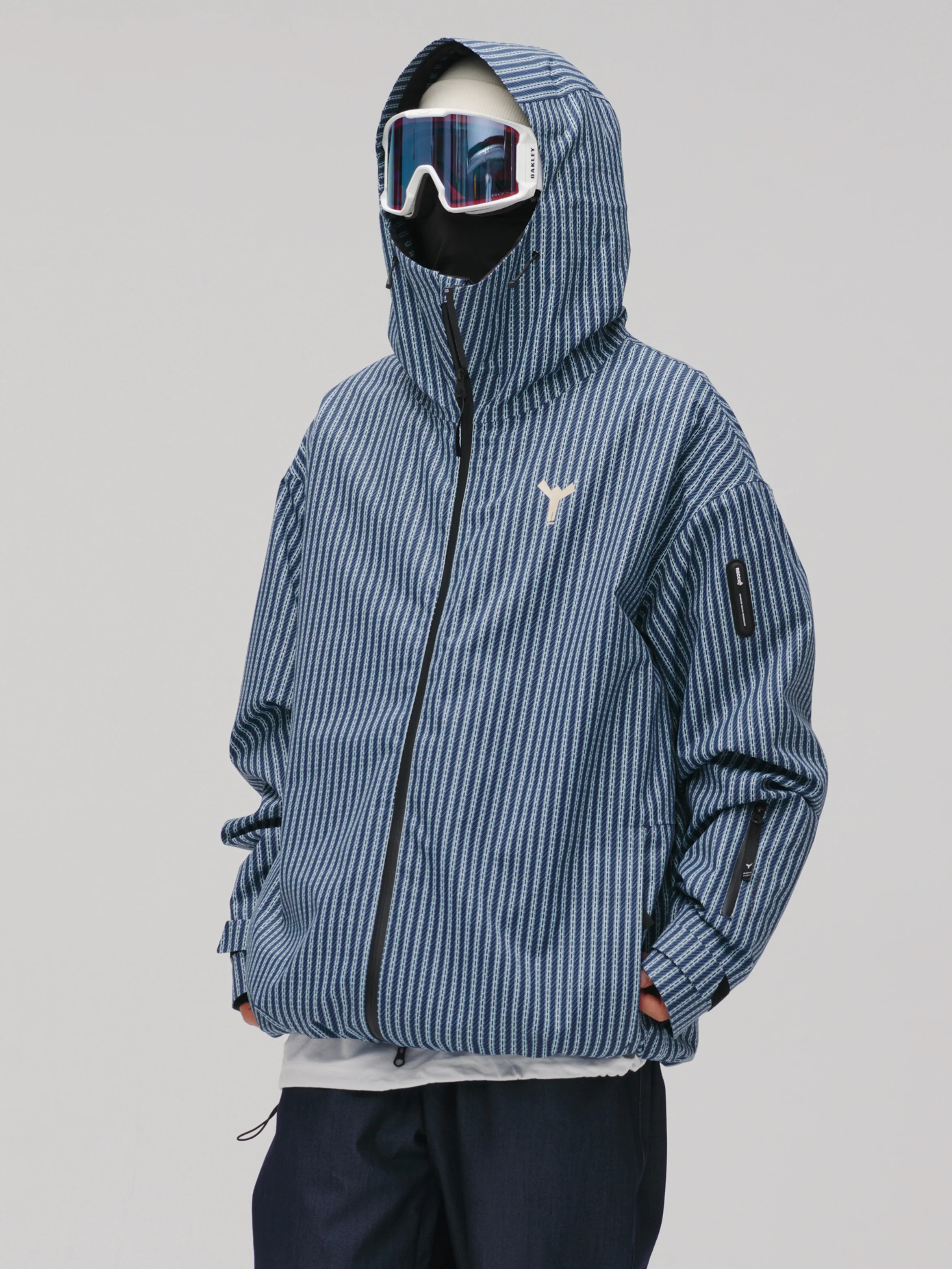 Winter Ticket Blue Motion 3L Baggy Freestyle Ski Jacket [Limited Region] - Image 6