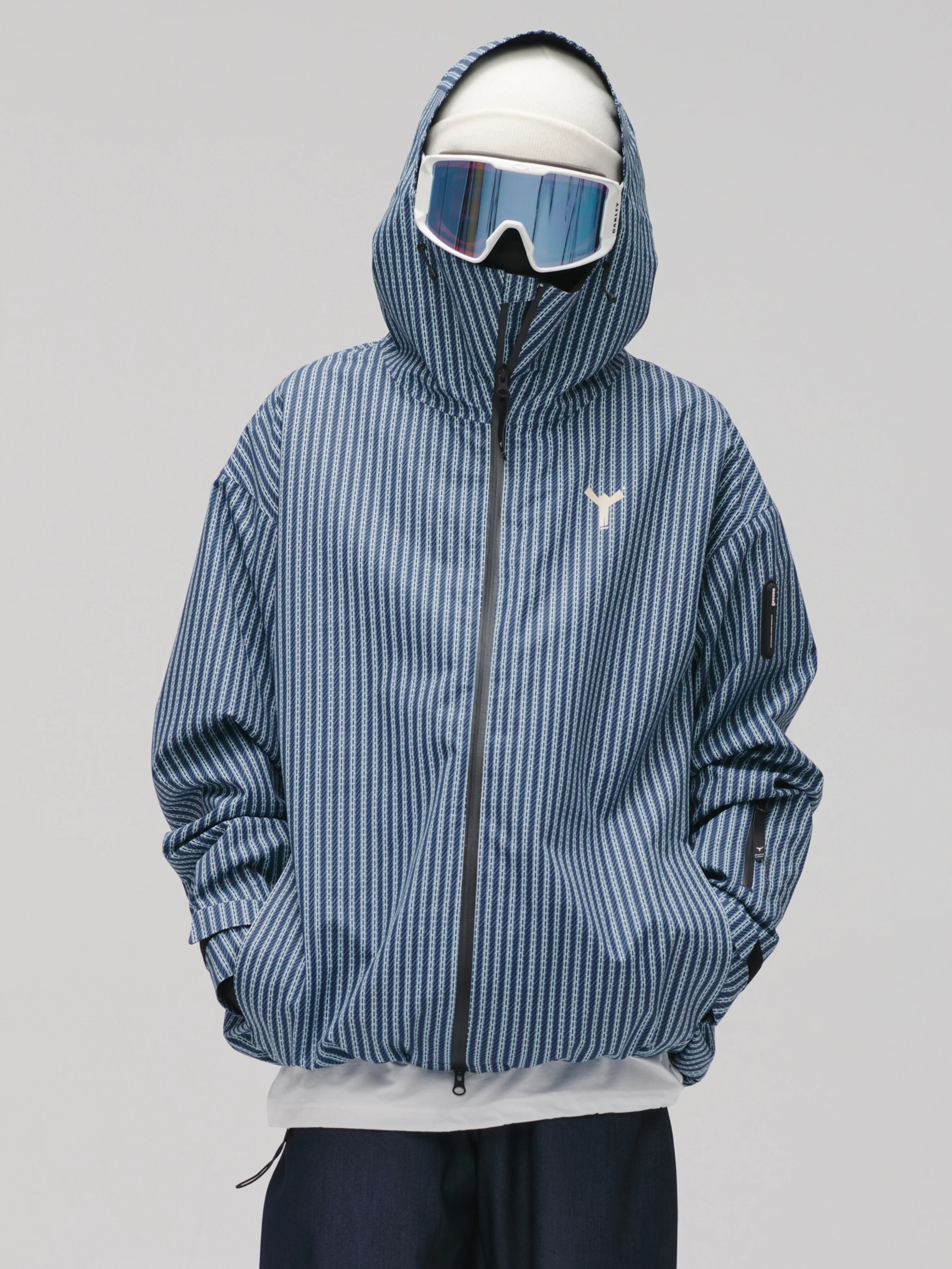 Winter Ticket Blue Motion 3L Baggy Freestyle Ski Jacket [Limited Region] - Image 7