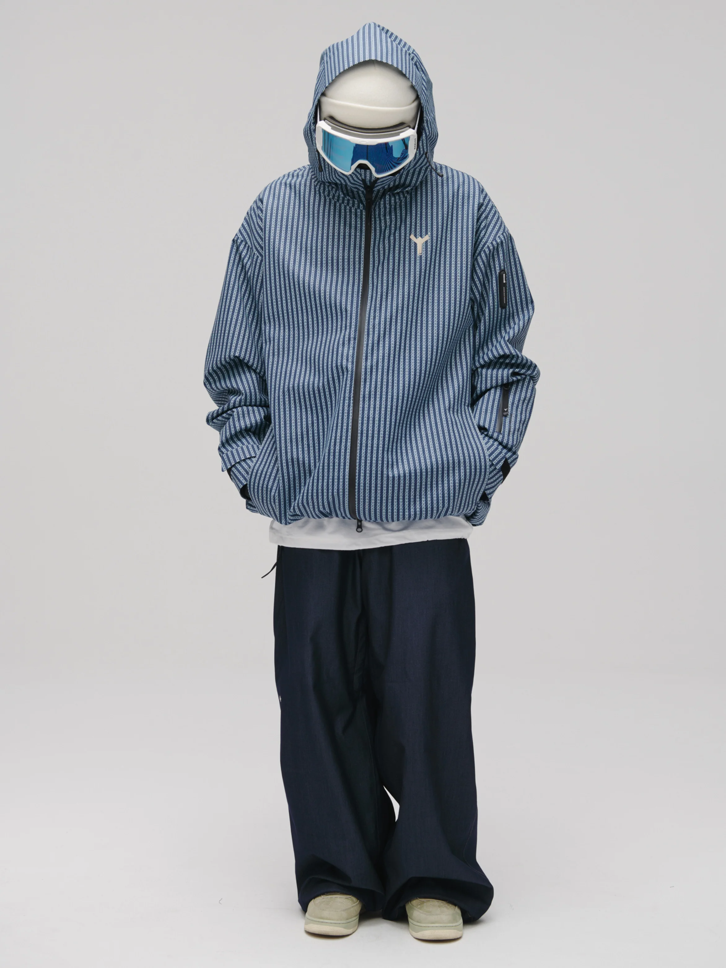 Winter Ticket Blue Motion 3L Baggy Freestyle Ski Jacket [Limited Region] - Image 9