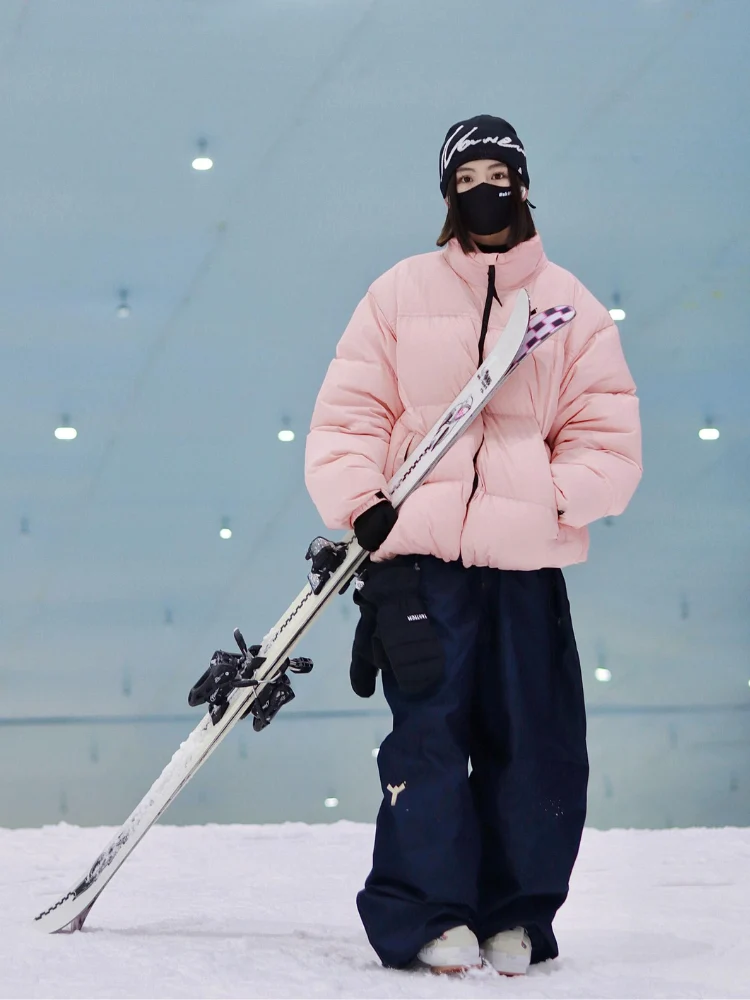 Winter Ticket Denim Baggy Ski Pants - Unisex - Image 7