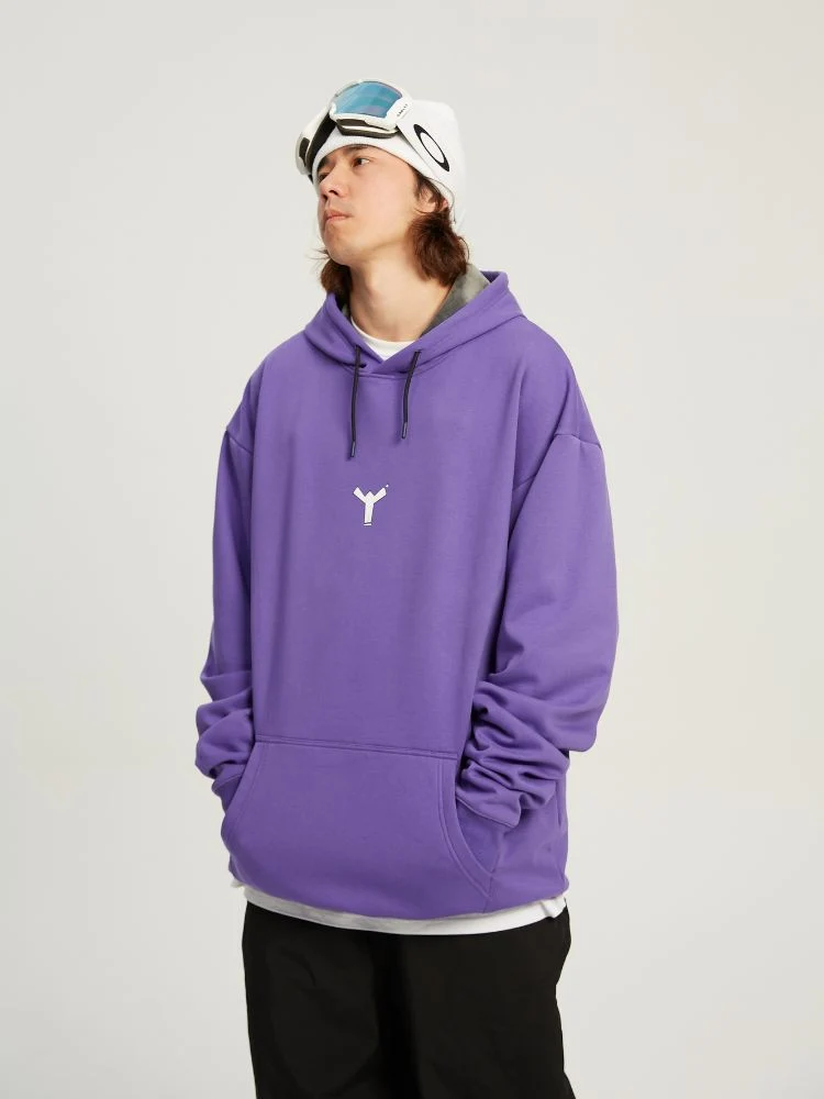 Winter Ticket Freestyle Purple Fleece Hoodie - Unisex - Image 5