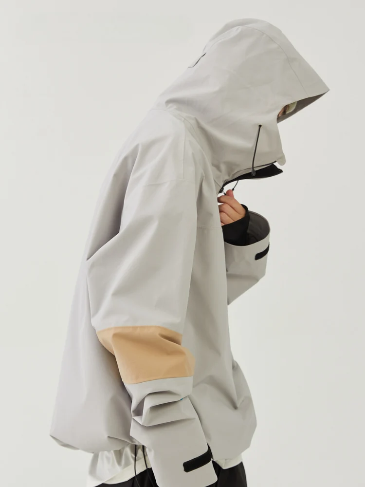 Winter Ticket Grey Freeride 3L Pullover Jacket [Limited Region] - Image 7
