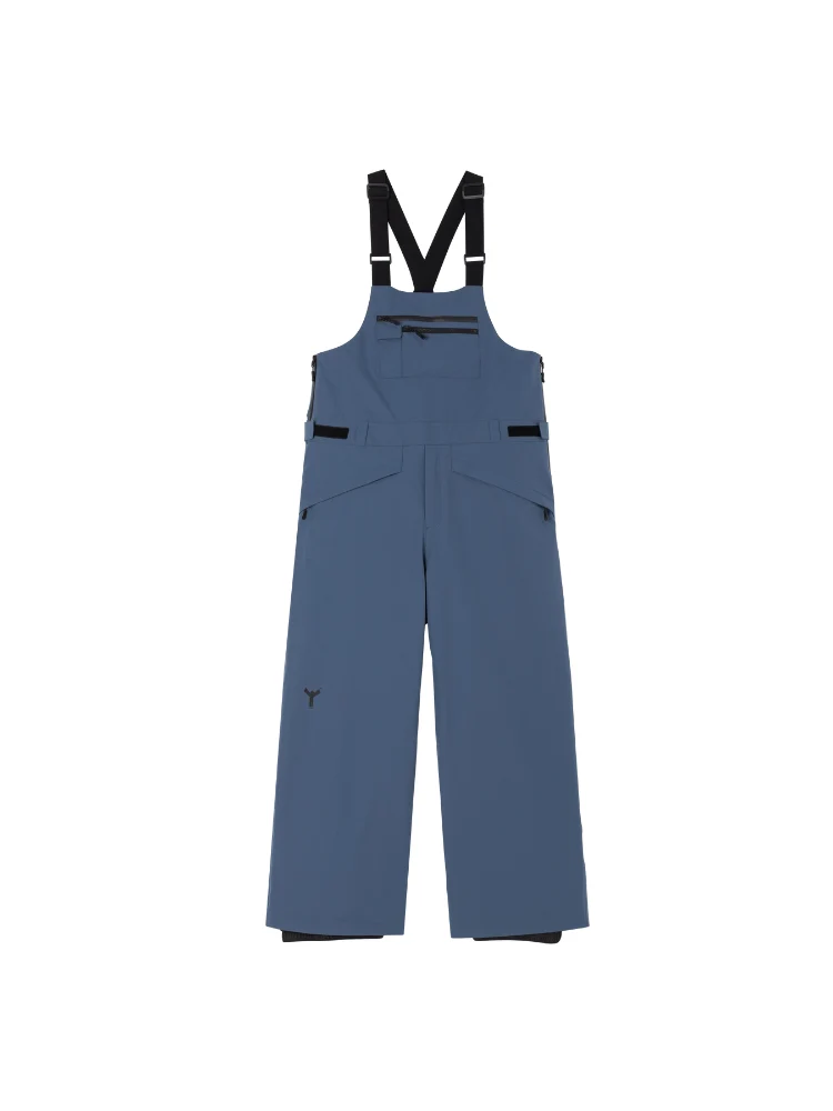 Winter Ticket Navy Drift Baggy Freestyle Skiing Bibs - Unisex - Image 23