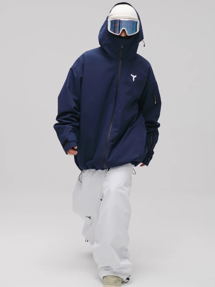 Winter Ticket Whiteout Freestyle Baggy Ski Pants - Unisex - Image 3