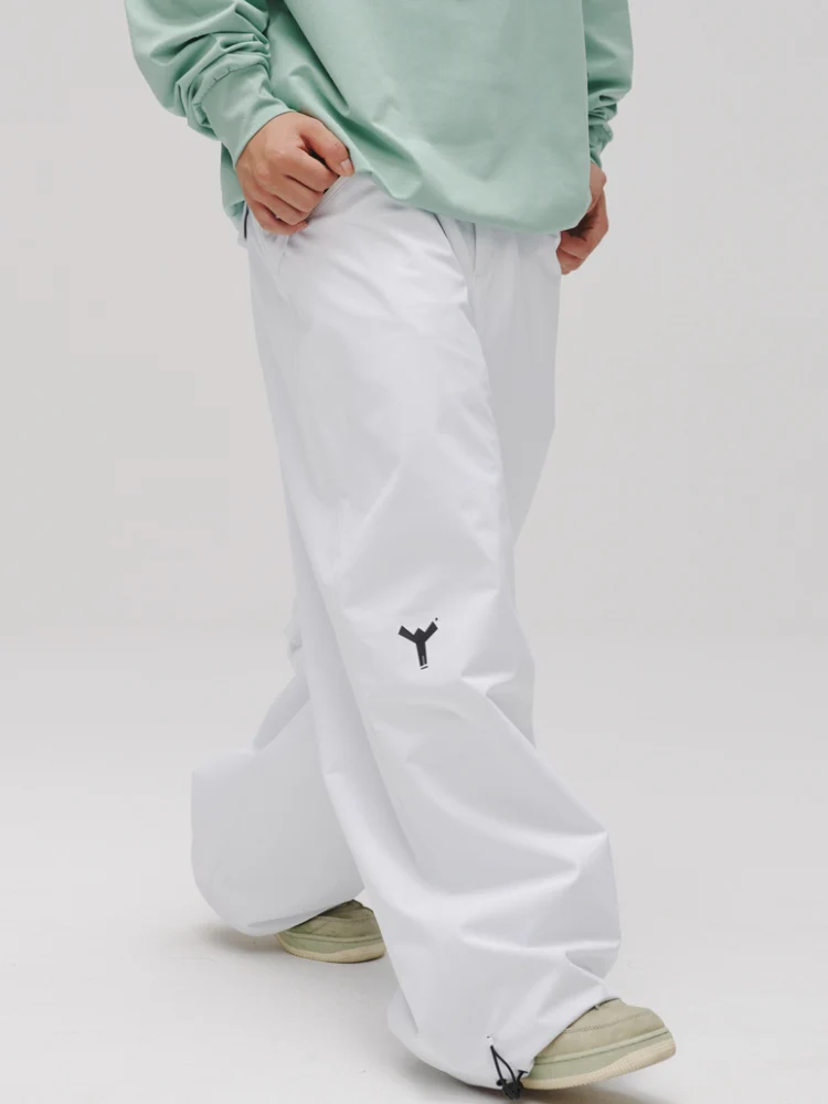 Winter Ticket Whiteout Freestyle Baggy Ski Pants - Unisex - Image 5