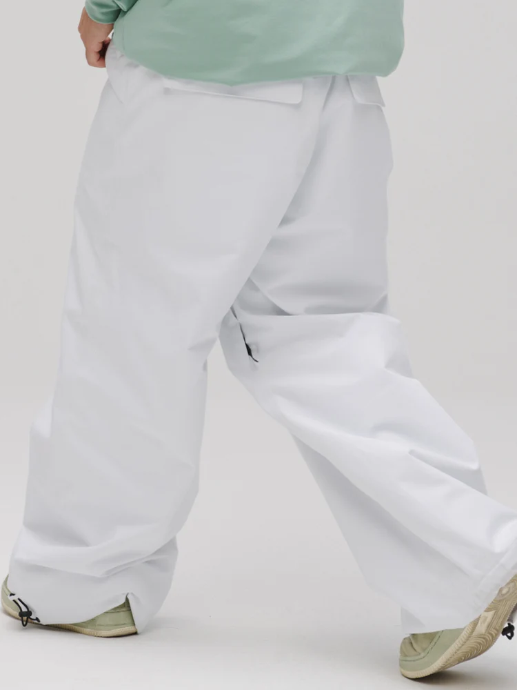 Winter Ticket Whiteout Freestyle Baggy Ski Pants - Unisex - Image 6