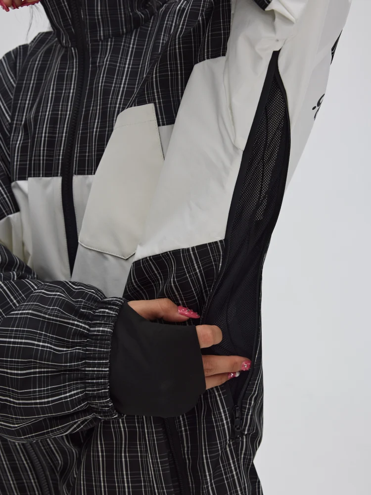 Yetisnow Chequered Black Jacket - Men's - Image 11