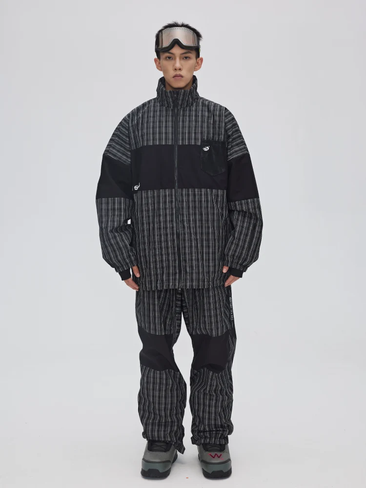 Yetisnow Chequered Black Jacket - Men's - Image 2