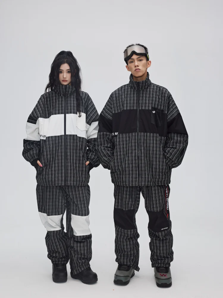 Yetisnow Chequered Black Jacket - Men's - Image 3