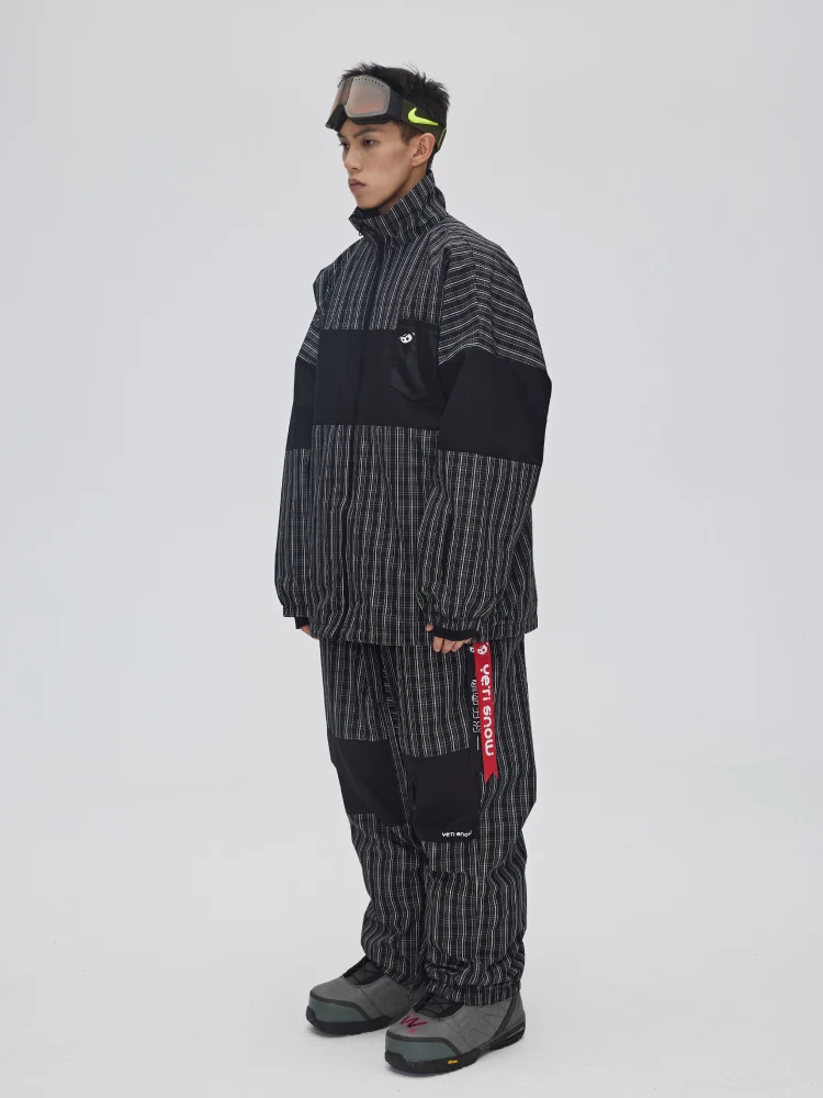 Yetisnow Chequered Black Jacket - Men's - Image 4