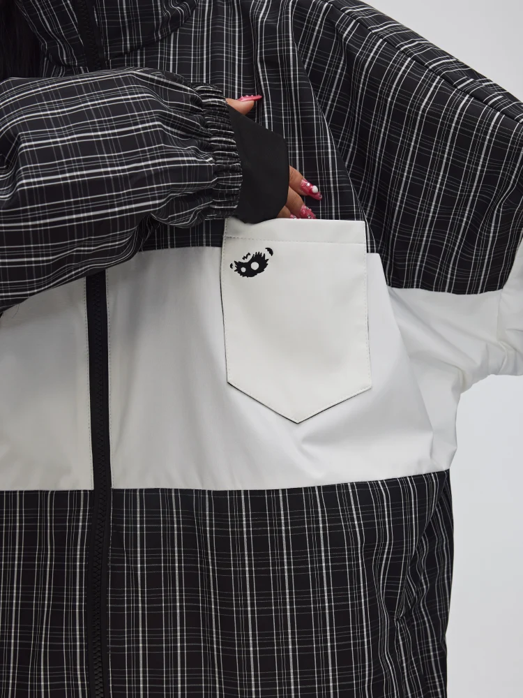 Yetisnow Chequered Black Jacket - Men's - Image 9
