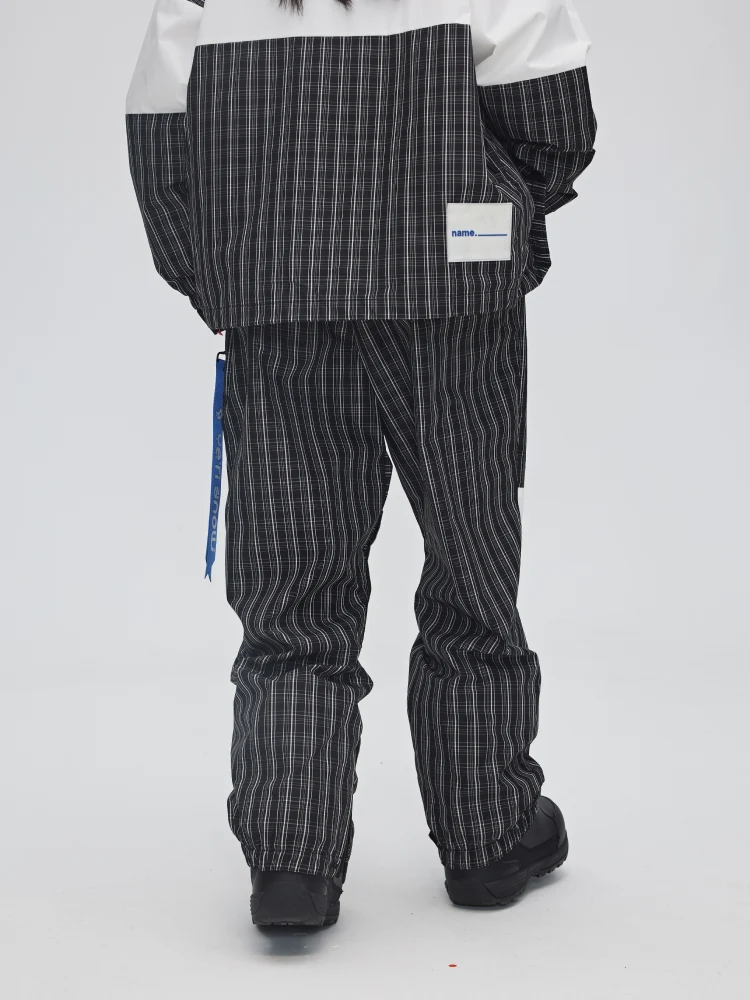Yetisnow Chequered Black Pants - Men's - Image 9