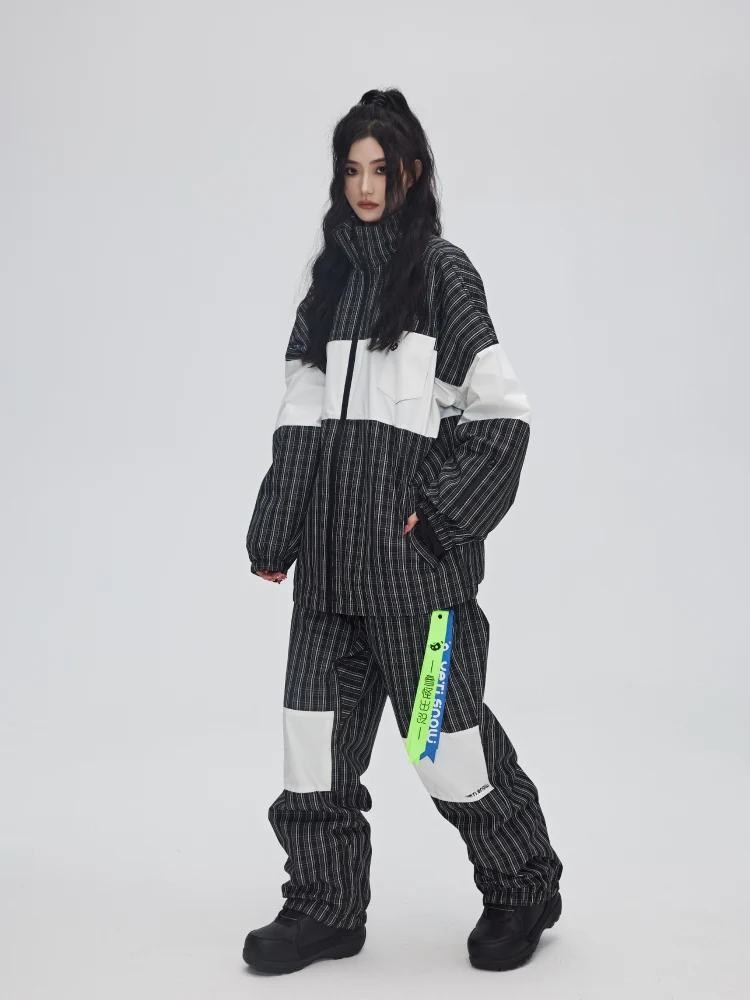 Yetisnow Chequered Black Pants - Women's - Image 3