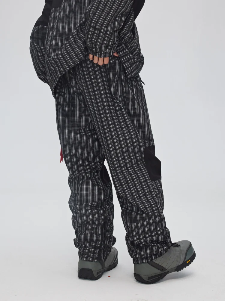 Yetisnow Chequered Black Pants - Women's - Image 8