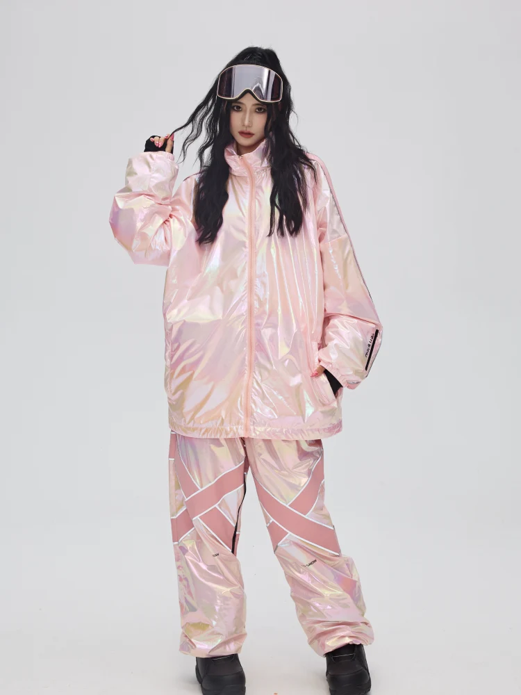Yetisnow Gradient Pink Jacket - Women's - Image 11