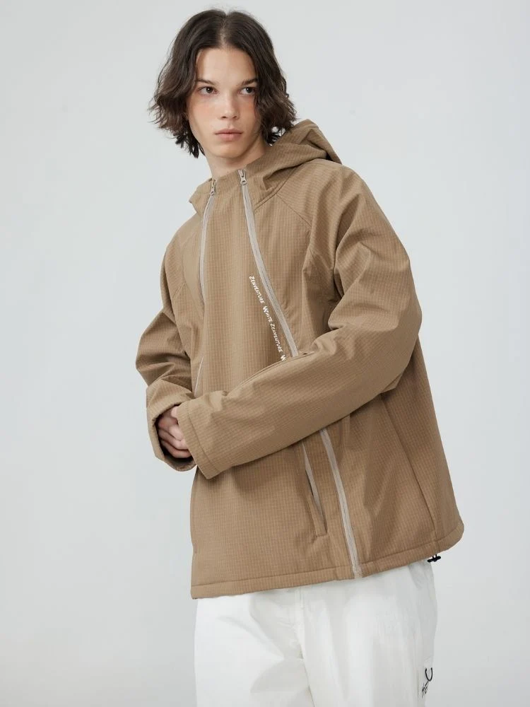 Zenventure White 3L Soft Shell ZipTwin Hoodie - Unisex - Image 9